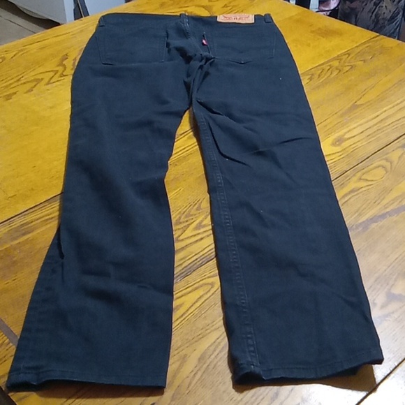 LEVI'S 511 Jeans Mens 30 X 32 BLACK Pants Used Preowned Work - Picture 9 of 9